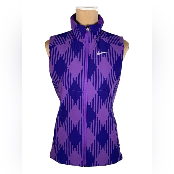 Nike Sport Lady Golf XS Vest Hyper Plum Grape Purple - Picture 2 of 9